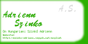 adrienn szinko business card